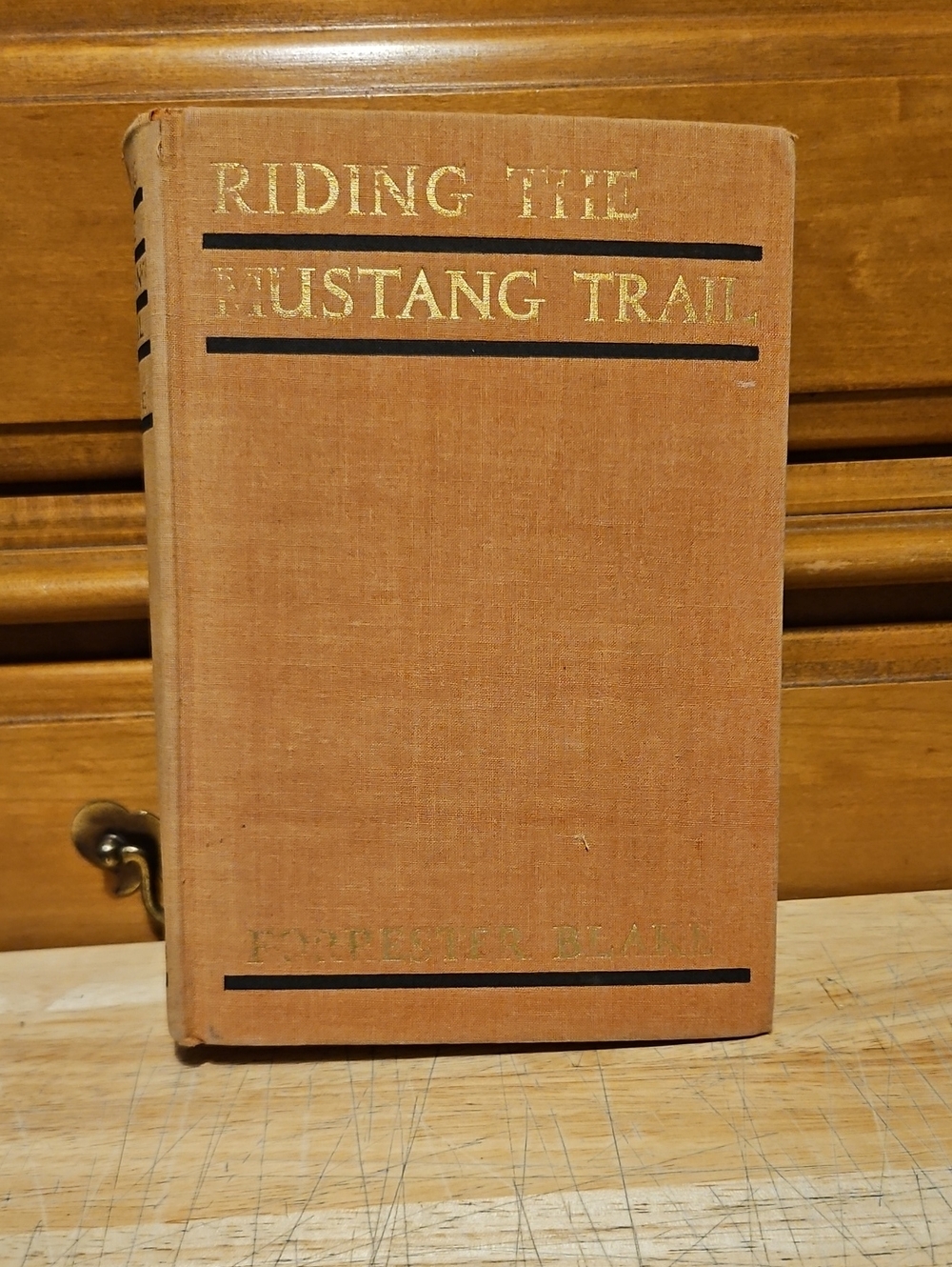 FORRESTER BLAKE Riding The Mustang Trail FIRST EDITION 1935
